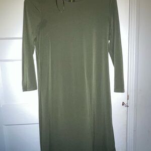 Olive Green Women's Dress